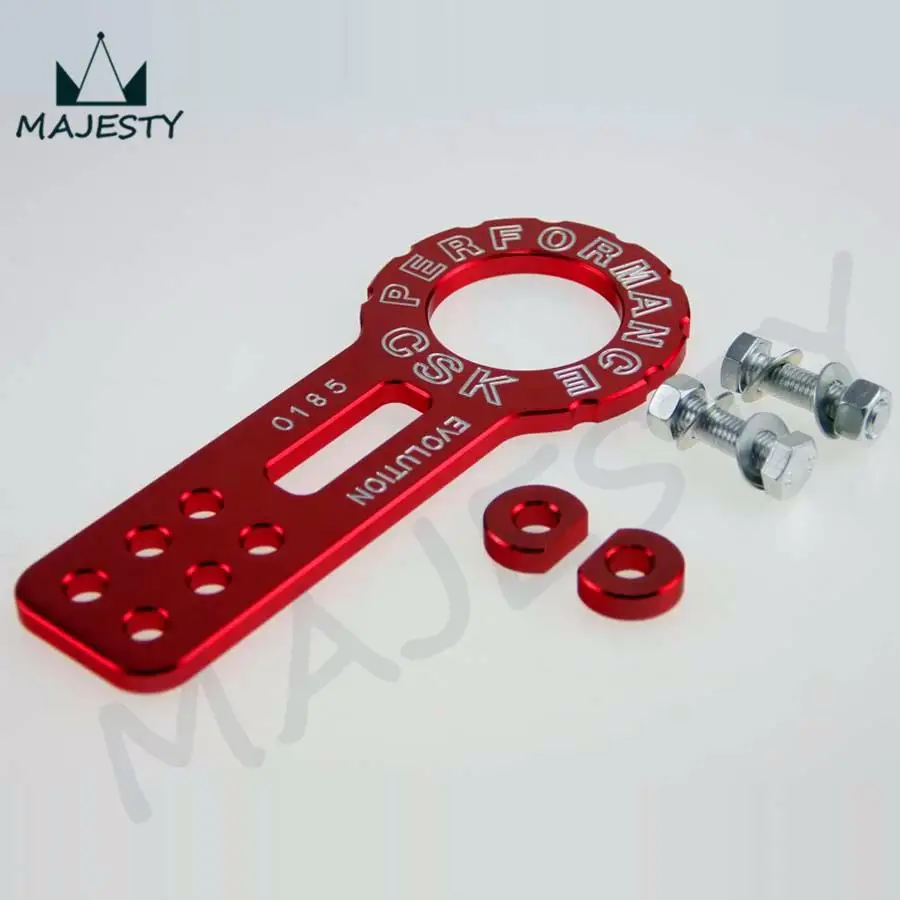 JDM Универсальный передний гоночный буксировочный крюк для прицепа из