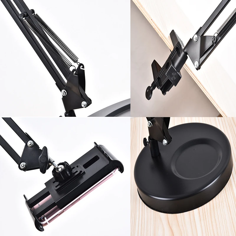 Металлическая подставка для планшета с поворотным кронштейном многосекционный