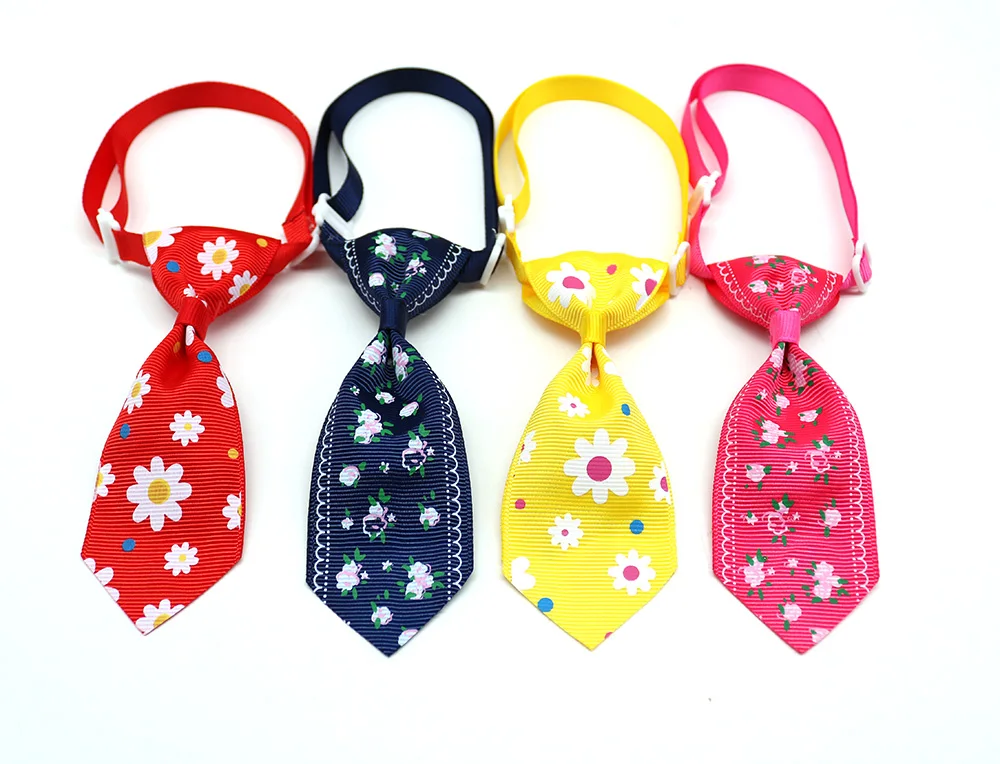 

100pcs Dog Tie Spring Dog Supplies Puppy Accessories Small Dog Cat Neckties Ties Fashion Dog Accessories For Small Dogs Luxury