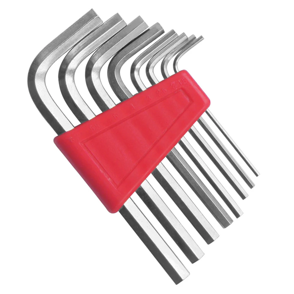 

11Pcs 9Pcs 5Pcs Hex Key Hexagon Wrench Key-Wrench Metric British Short Ball Head L-Type Wrench 1/16"- 1/4" Inch & 1.5mm-6mm