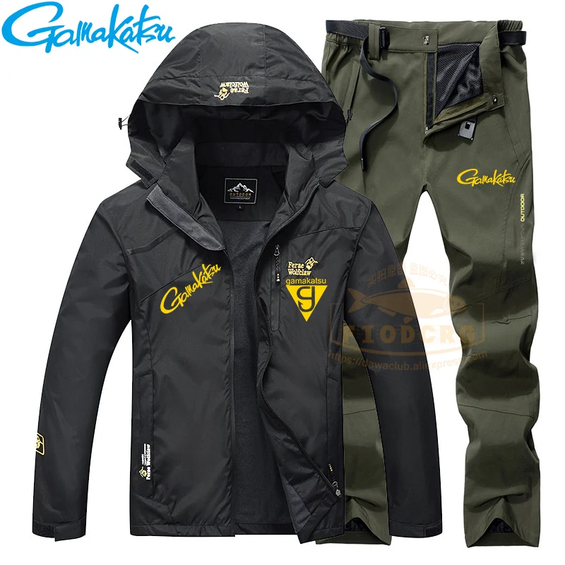 

2021 Fishing Suit Men Spring Autumn Thin Fishing Clothing Hooded Fishing Wear Sports Hiking Fishing Jacket Outdoor Clothes