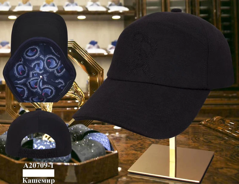 

Billionaire Hat cap Cashmere winter thick men's 2020 new fashion casual warm embroidery high quality Plus size hat free shipping