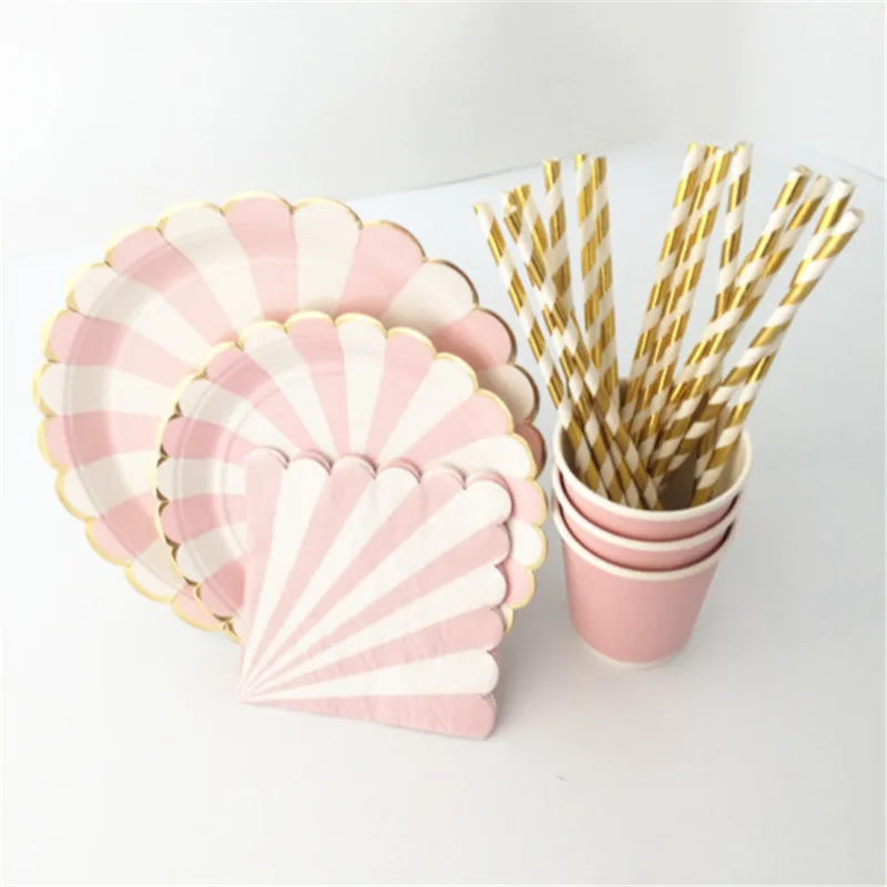 8 комплектов посуда из желтой золотой розовой черной мятной синей и серебряной