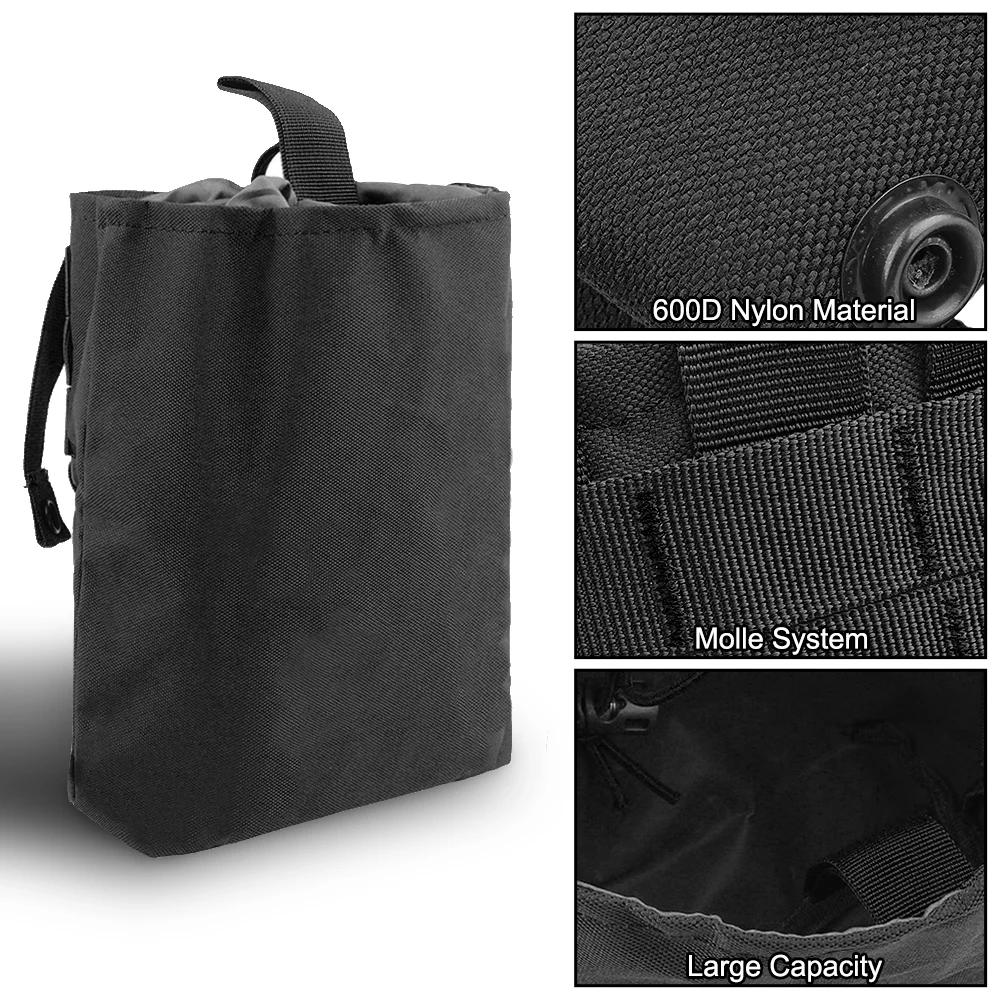 Складывающийся чехол для пейнтбола MOLLE Magazine Recovery Drop Dump Pouch|dump pouch|molle magazinepouch airsoft |