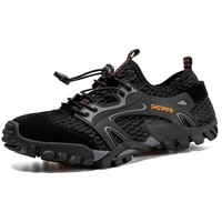 mens outdoor hiking shoes high quality breathable male sneaker multifunctional water shoes safety protective footwear size39 50