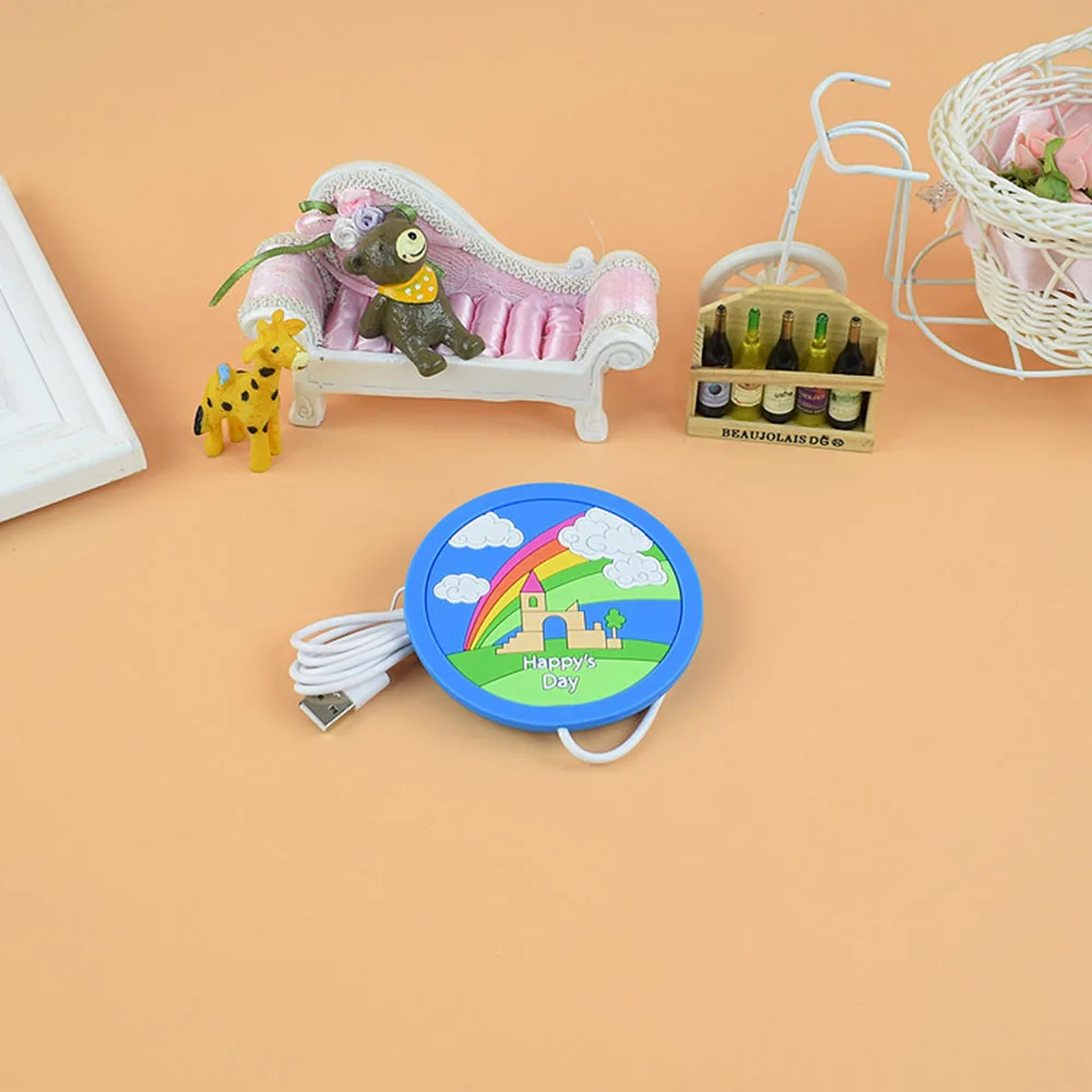 Высокое качество Творческий 5 в 2 а USB милый обогреватель гаджет мультфильм