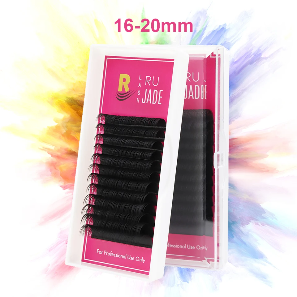 

6-20mm Long Individual Eyelash Extensio Faux Mink Bottom Lashes Soft Eyelash Extensions Silk Russian Volume False Lashes Makeup