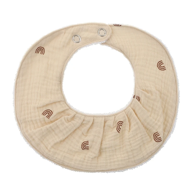 

Baby Feeding Drool Bib Collar Decoration Saliva Towel Soft Cotton Scarf Burp Cloth for Newborn Toddler
