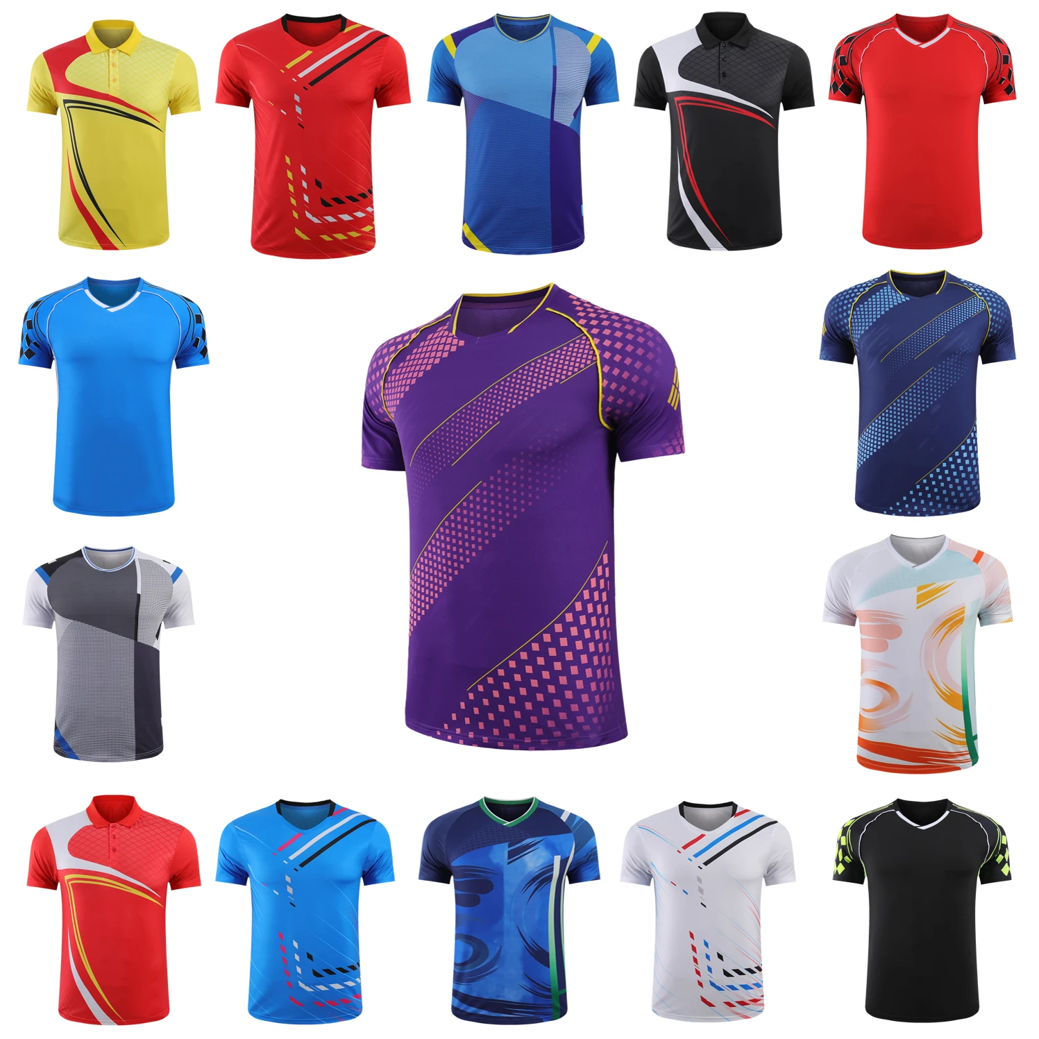 

Tennis shirts Men Women, 2021 Girls Table Tennis Kit uniforms, Boys Badminton T-Shirt, PingPong Clothes Team Game Jerseys XS-4XL