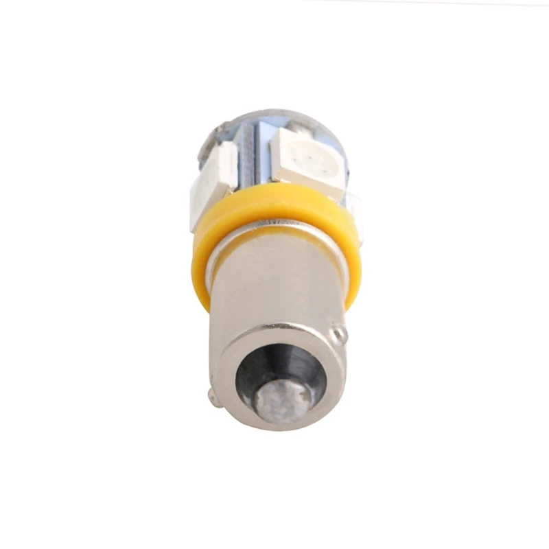 Светодиодная лампа T11 BA9S 5050 5 SMD 1 шт. автомобильная 12 В T4W 3886X H6W 363 светильник |