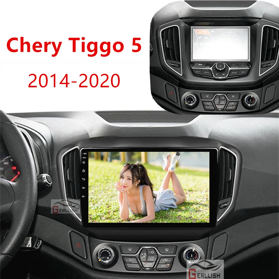 

Gerllish Android для Chery Tiggo 5 2014-2020, автомобильное радио, мультимедийный плеер, автомобильное радио, стерео, GPS-навигатор, плеер