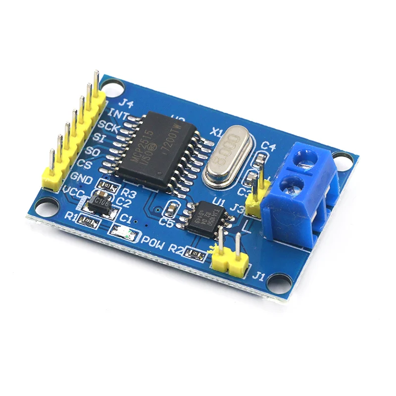 MCP2515 CAN шина Модуль платы TJA1050 приемник SPI для 51 MCU контроллер рычага