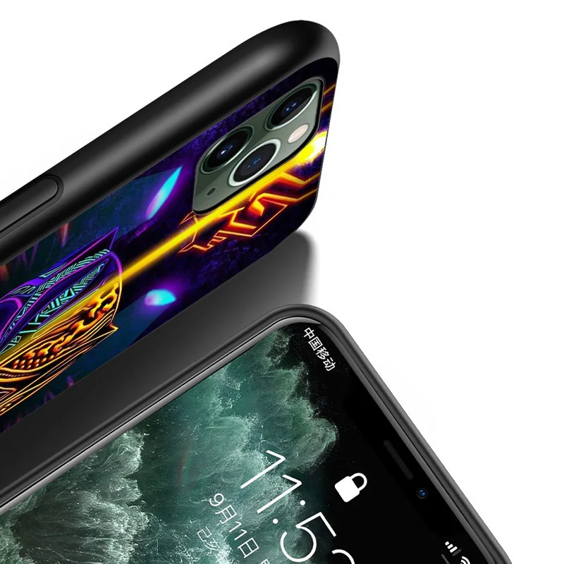 

Black Panther Marvel Avengers Super Hero For Apple iPhone 12 11 XS Pro Max Mini XR X 8 7 6 6S Plus 5 SE TPU Silicone Phone Case