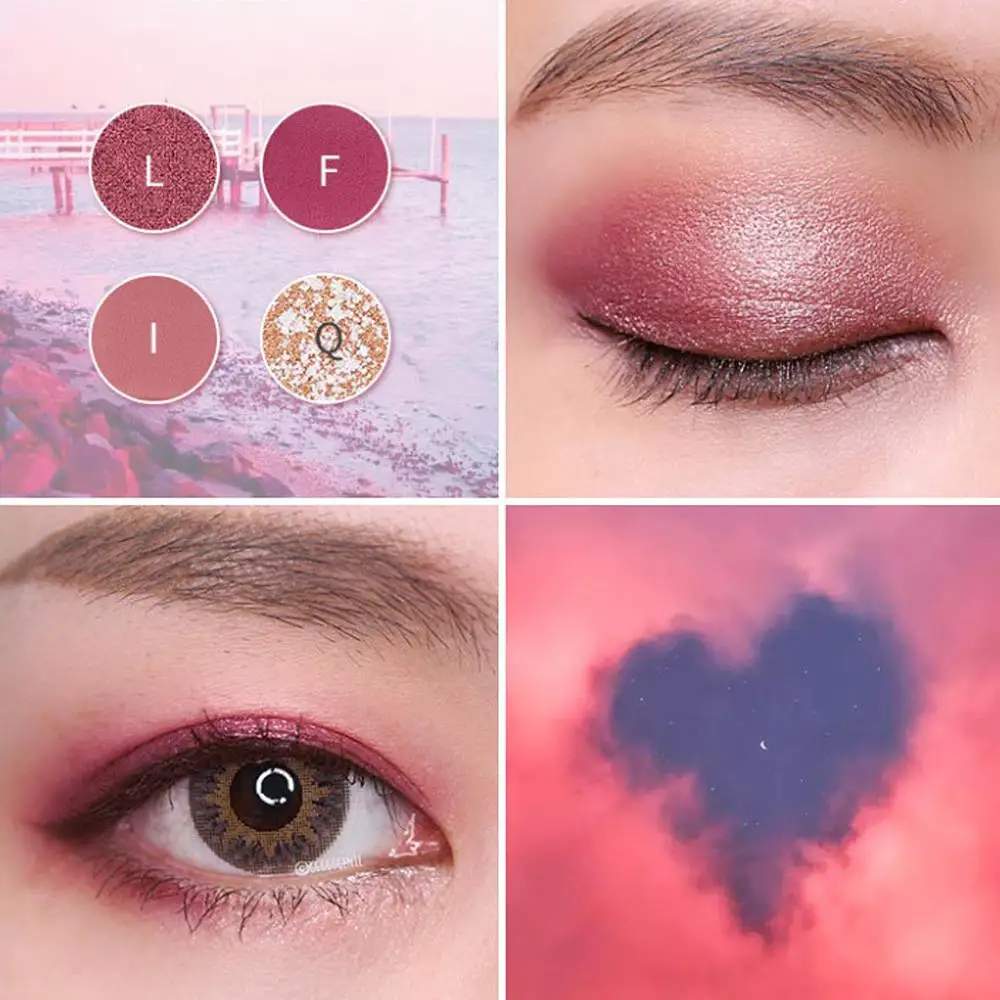 18 цветов нюдовые блестящие тени для век стойкие матовые мерцающие |