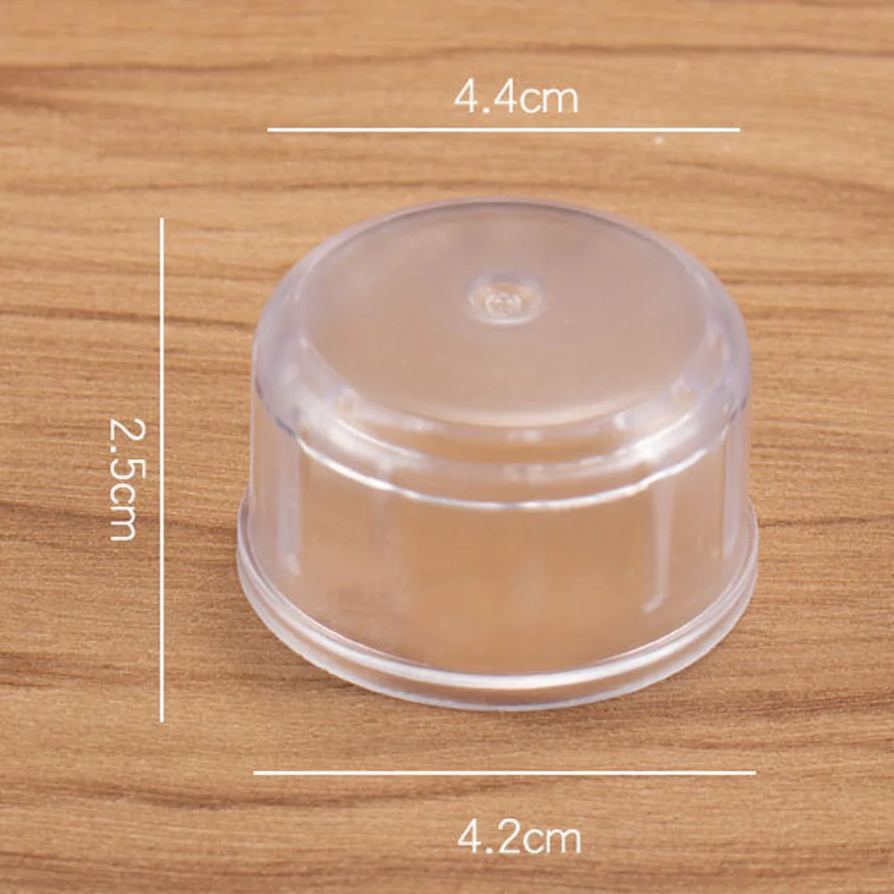 10Pcs Plastic Caps Covers Clear Milk Tea Drink Cup Covers for Boba Cocktail Bar Bartending Shaker Cup Kitchen Dining Tool