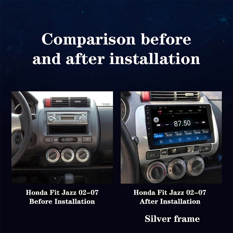 2 din android 10 0 car stereo radio multimedia video player for honda fit jazz city 2002 2003 2004 2005 2006 2007 gps navigation free global shipping