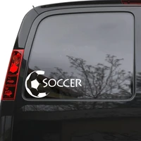 car sticker football lettering decal football sports fan mural truck laptop window decal removable3780