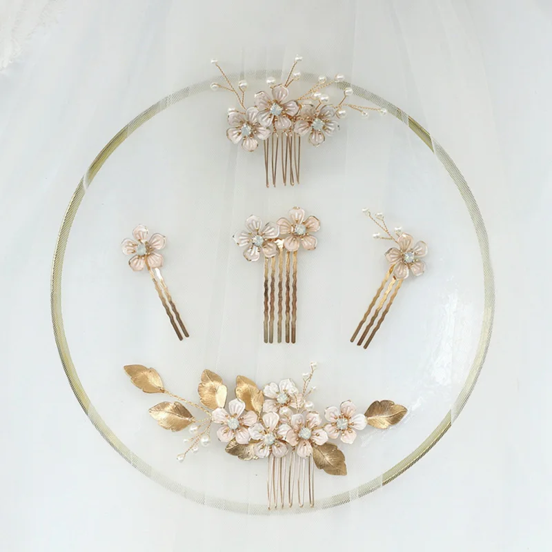 Смешанные Стиль Фея свадебный головной убор цветок Шарм расческа для волос