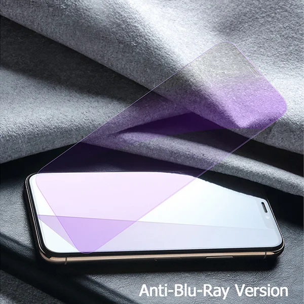 Benks OKR пленка из закаленного стекла 0,3 мм для iPhone 11 Pro Max, Защитная пленка для экрана против синего цвета AGC 9 H, Защитная пленка для передней панели без пузырьков - Цвет: Anti Blue Ray