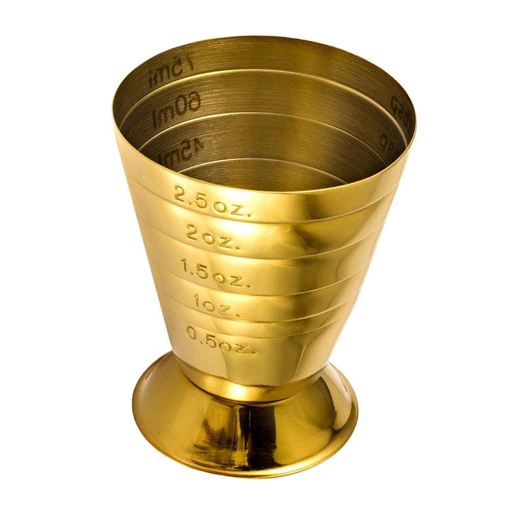 Мерная чашка из нержавеющей стали жидкая мини-Эспрессо стеклянная многоцелевая