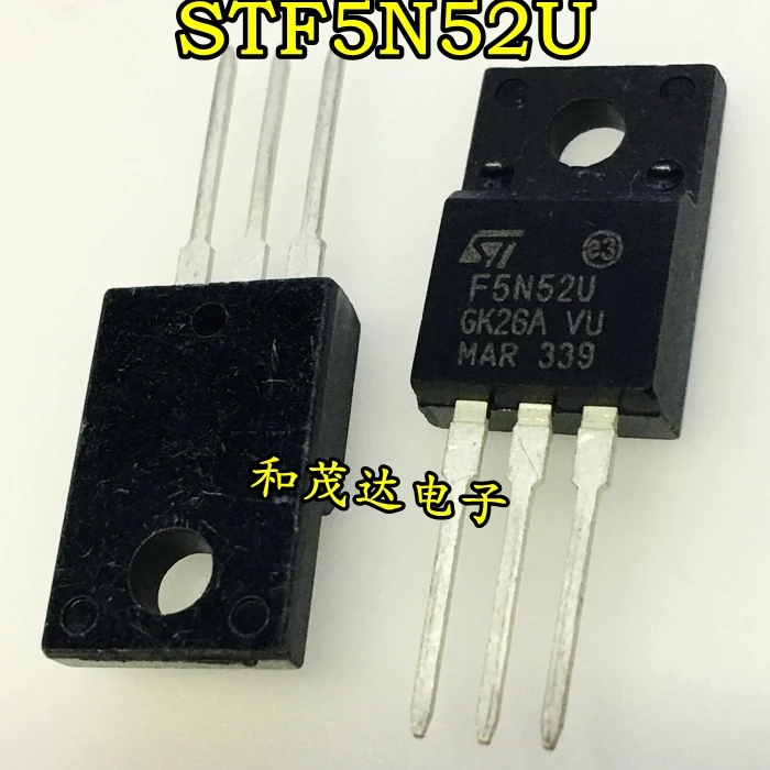 

Original New 5PCS / STF5N52U 5N52 4.5A 525V TO-220F TO220F