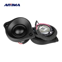 aiyima 2pcs tweeter audio mini speakers driver 8 ohm 20w home theater silk film treble loudspeaker neodymium magnet speaker horn