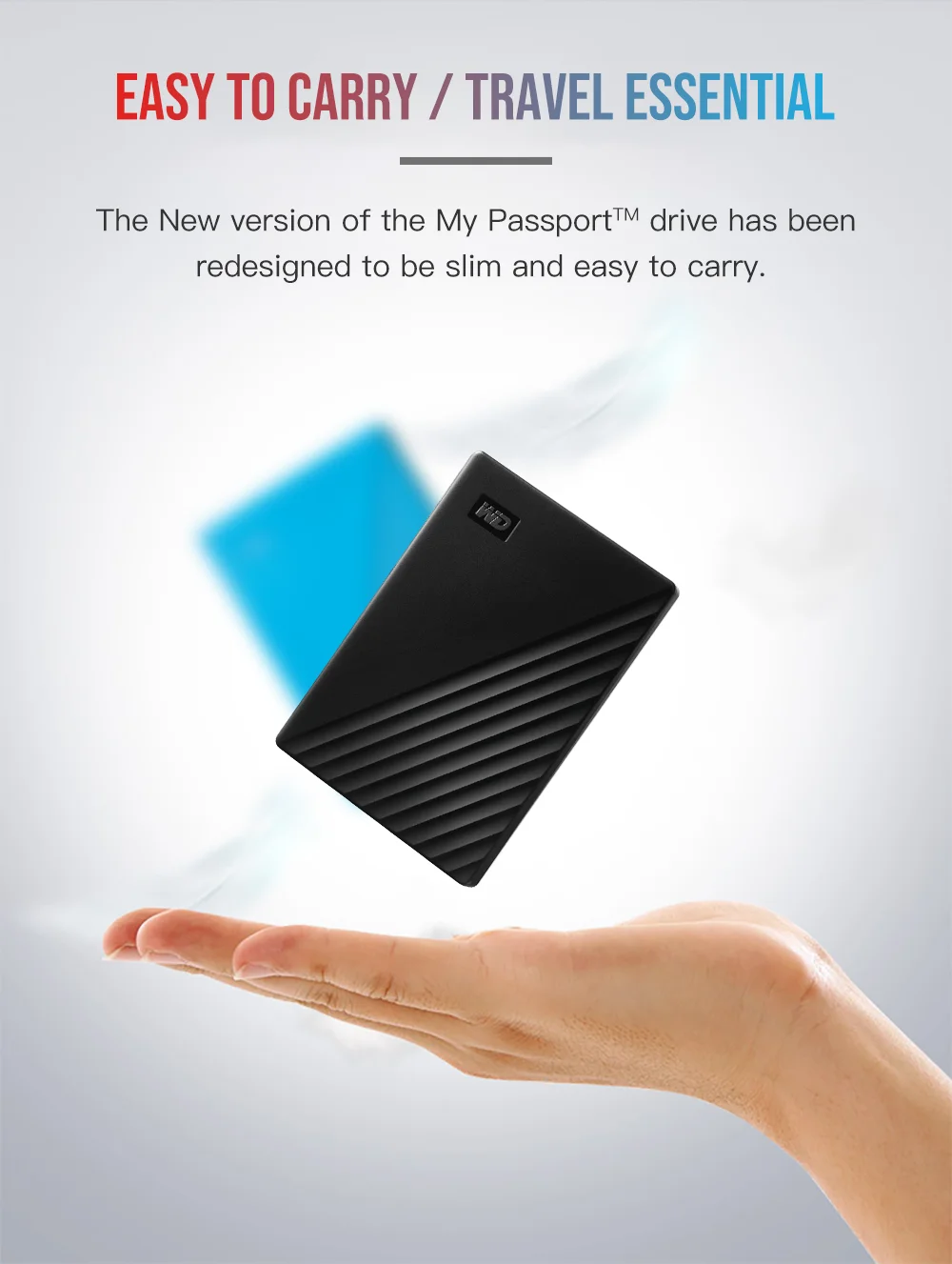 Western Digital My Passport hdd 2 5 USB 3 0 SATA портативные устройства для хранения HDD внешний