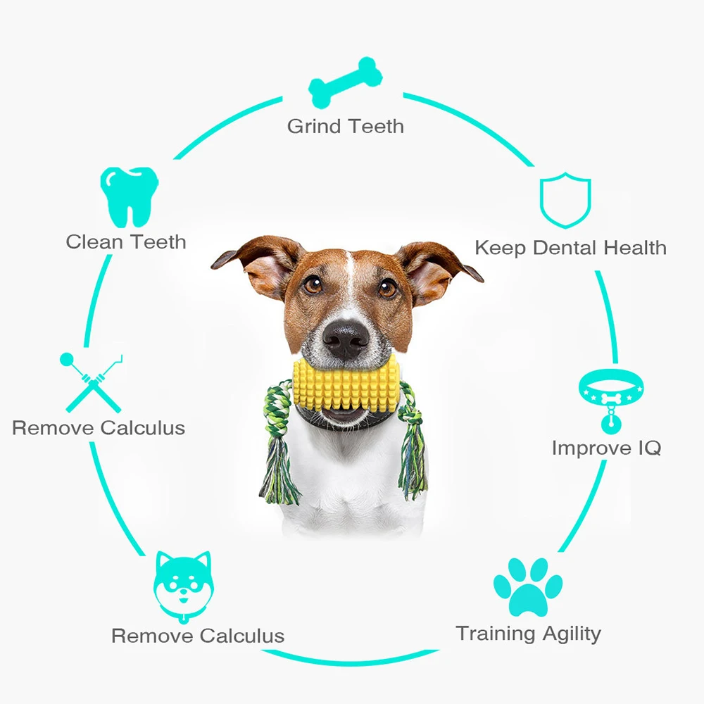 Прочная жевательная игрушка для собак молярная палочка резиновая пазл щенков