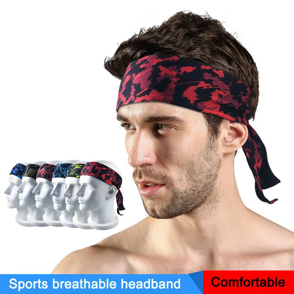 

Fitness Headband Absorbent Sweat Head Band Sweatband For Women Men Gym Sport Jogging Yoga Cycling Workout Elastic Hair Bandage