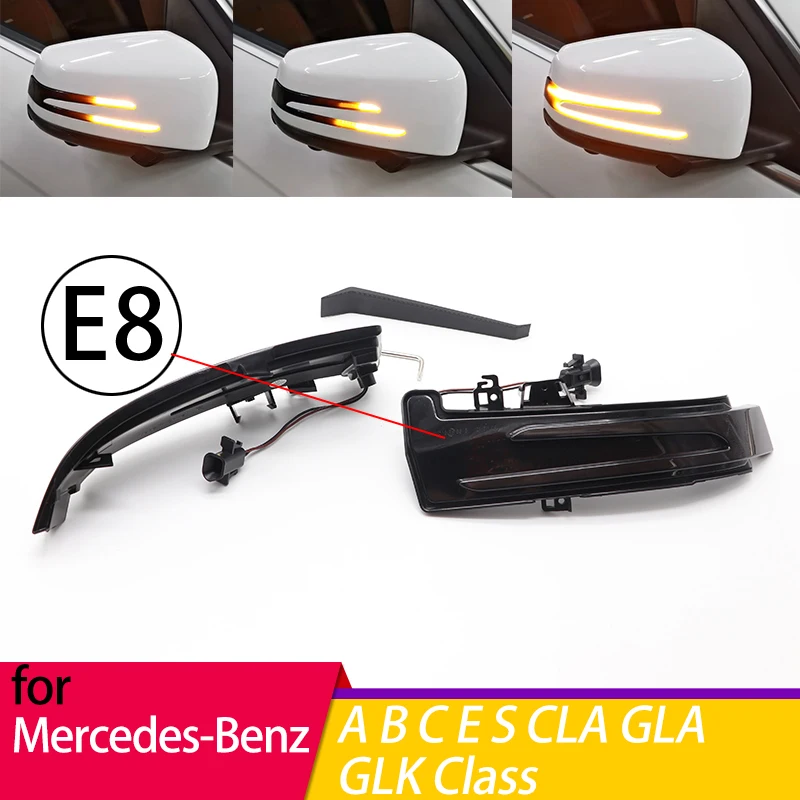 

Car Rear View Mirror Turn Signal Light For Mercedes-Benz W221 W212 W204 W176 W246 X156 C204 C117 X117 LED Blinker Lamp