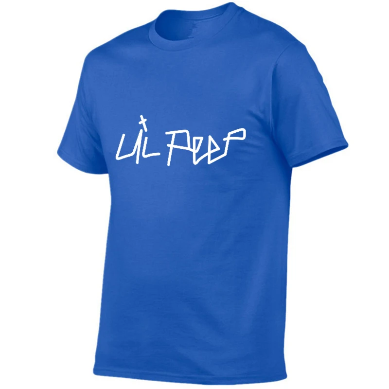 Футболка оверсайз для мужчин и женщин футболка с принтом LIL PEEP в стиле Харадзюку