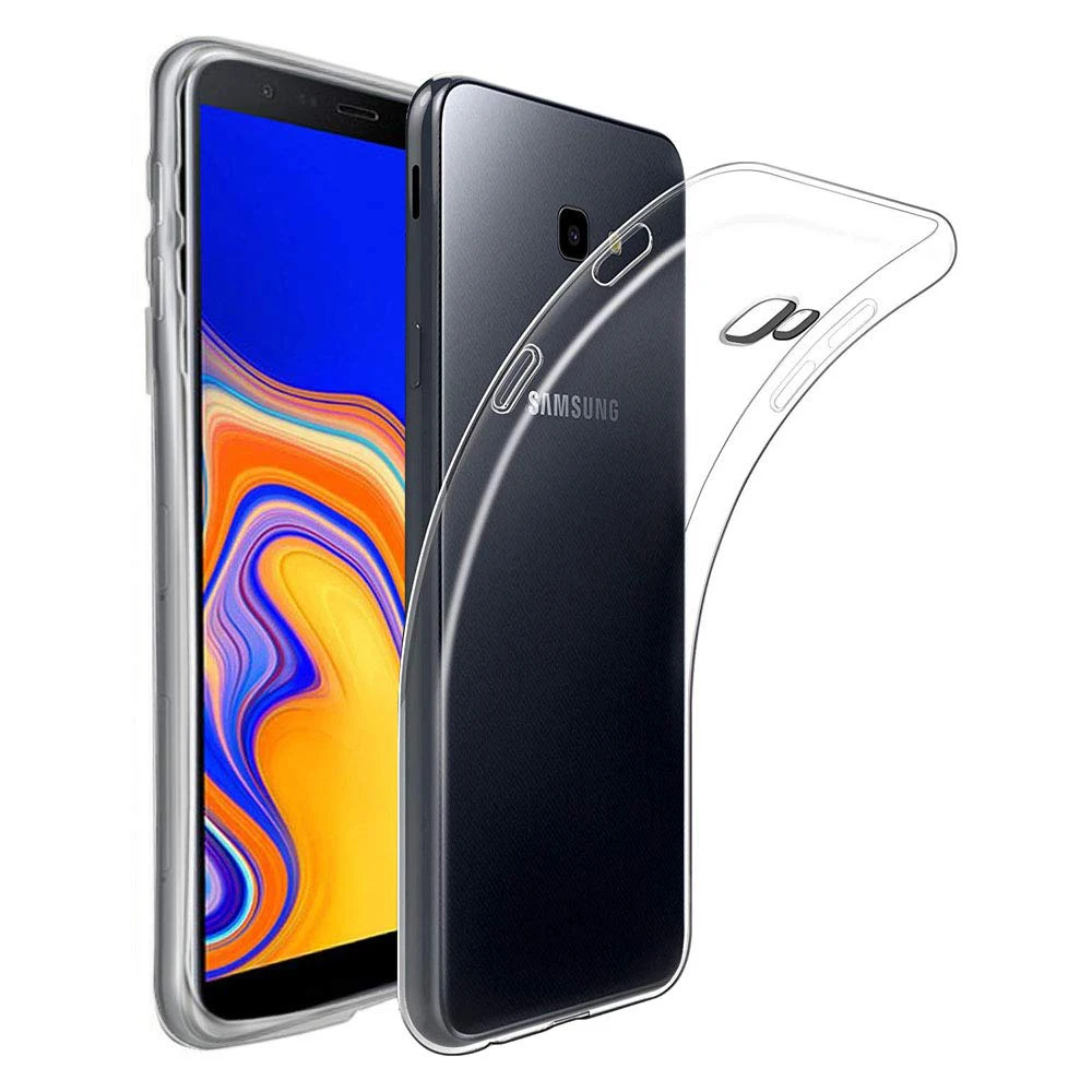 Прозрачный Полное покрытие мягкий TPU чехол для samsung Galaxy J4 Plus Core Prime прозрачный силиконовый чехол для мобильного телефона из поликарбоната ТПУ J4Plus J4Core J4Prime J42018 - Цвет: Прозрачный