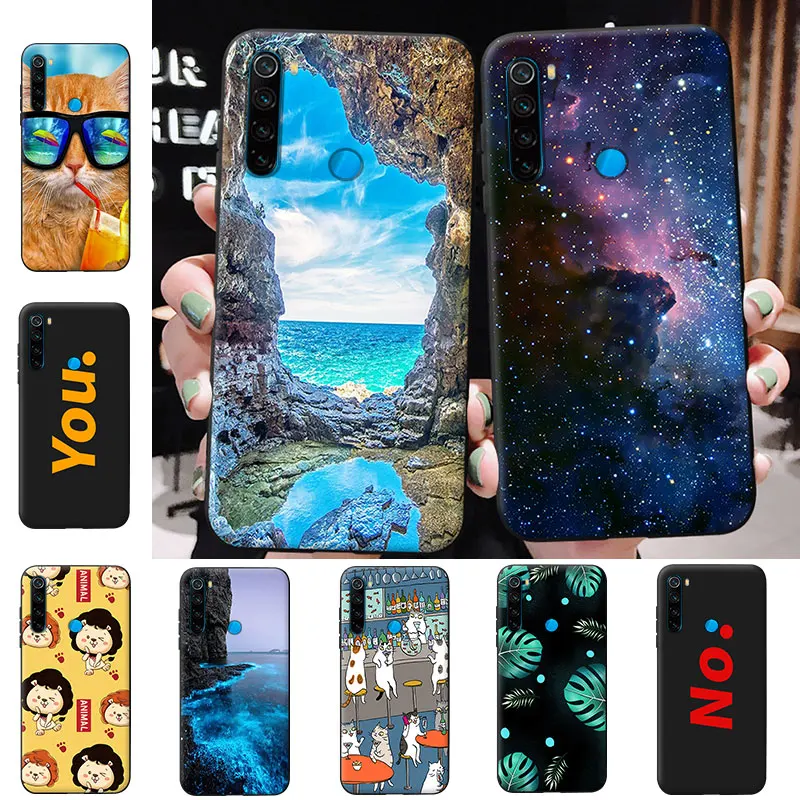 Для Redmi note 4X Мягкий силиконовый чехол из ТПУ с принтом для Note 6 7 8 Pro тонкий 5 5A Prime