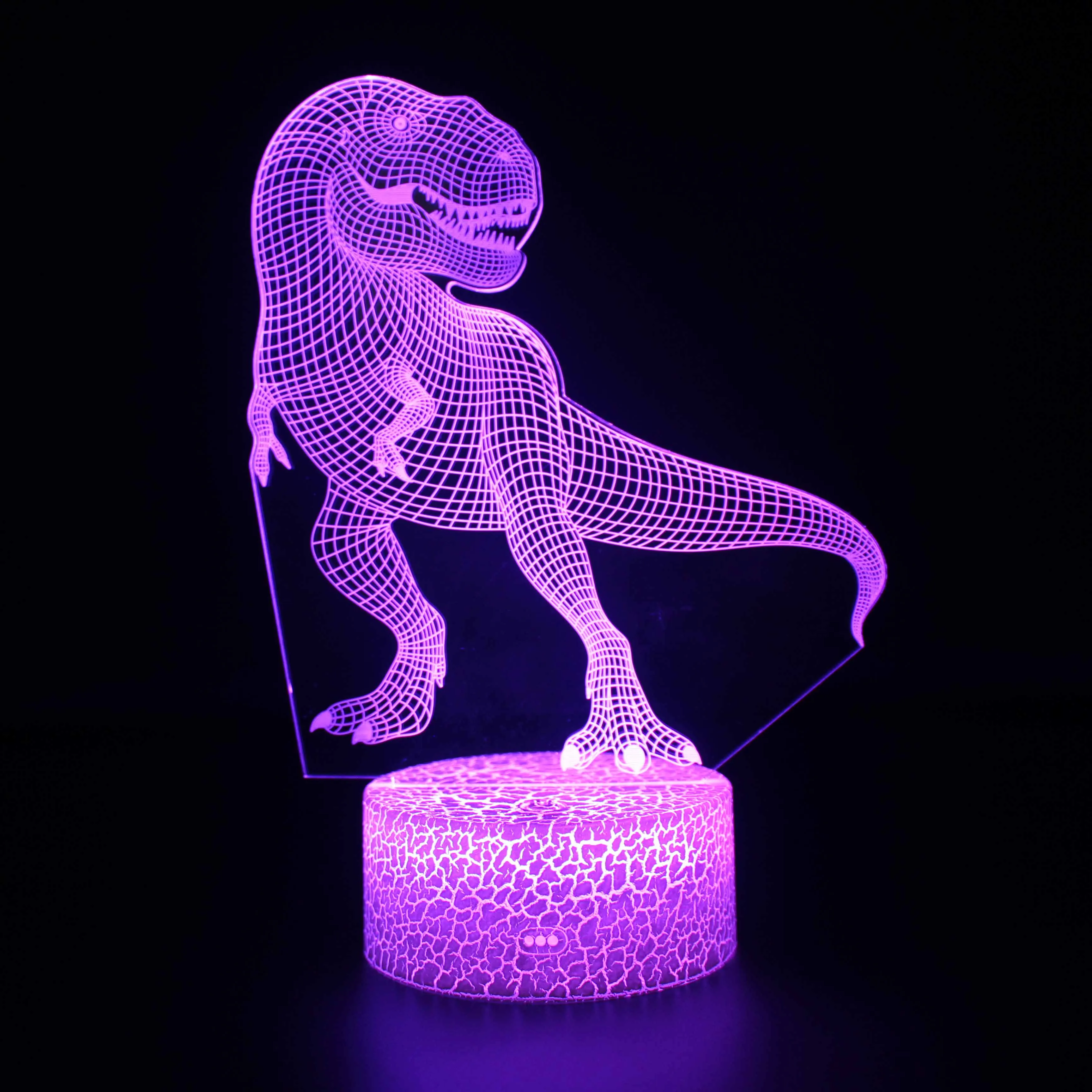 

Hongcui Night LED Lights Novelty 3D lamp Cute Toy Gift 7 ColorCartoon Atmosphere Lamp For Children Kids Room