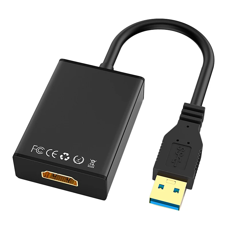 Адаптер-конвертер HD 1080P USB 3 0 в HDMI-совместимый кабель-адаптер внешний видеоадаптер