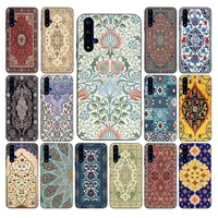 yndfcnb persian carpet floral pattern phone case for huawei mate 20 10 9 40 30 lite pro x nova 2 3i 7se
