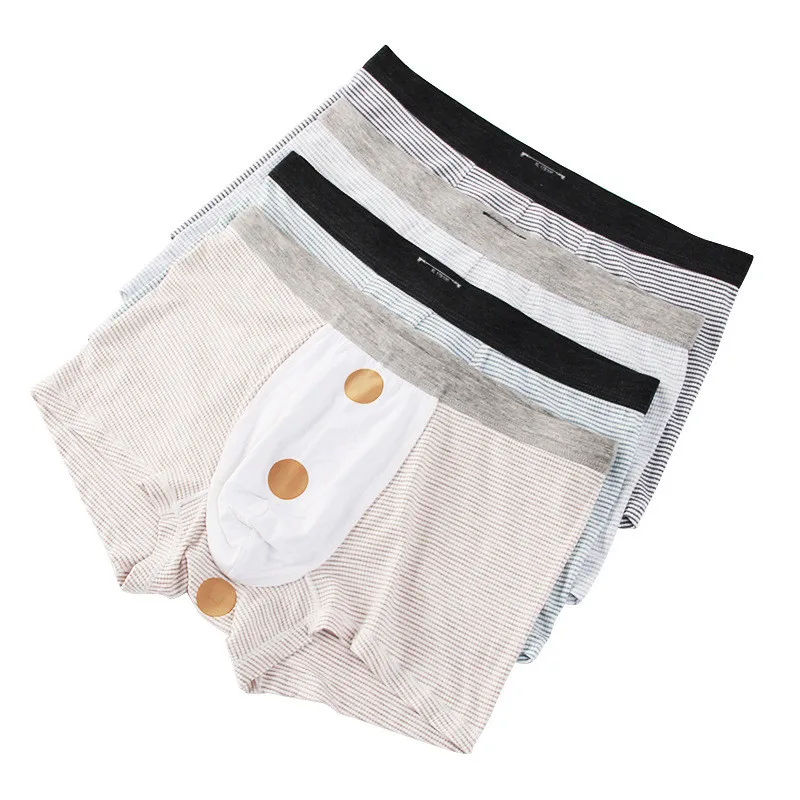 Wholesale Mens Health Underwear 3 Seconds Quantum Underpants High Grade Modal Male's Breathable Four Corner Panties | Мужская одежда