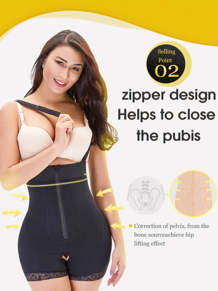 Поддельные утягивающие ягодицы Корректирующее белье трусики Fajas шорты Одежда