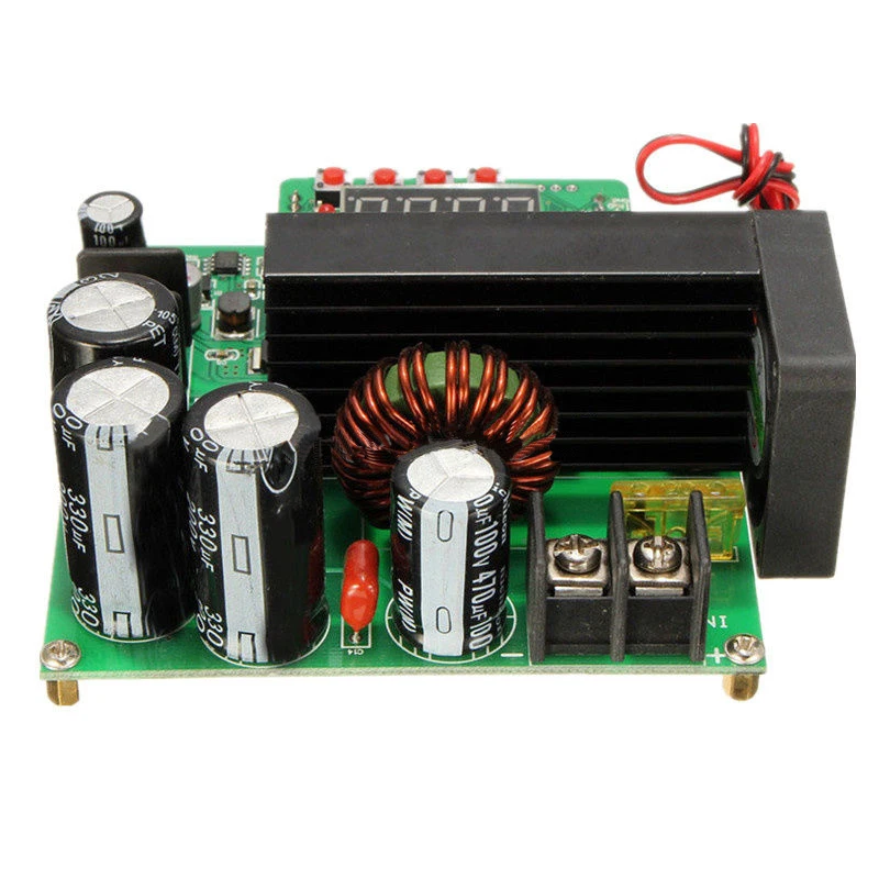 DC BST900W CNC Boost конвертер 8 60V шаг вверх 10 120V солнечная зарядка CVCC Новый|Инверторы и