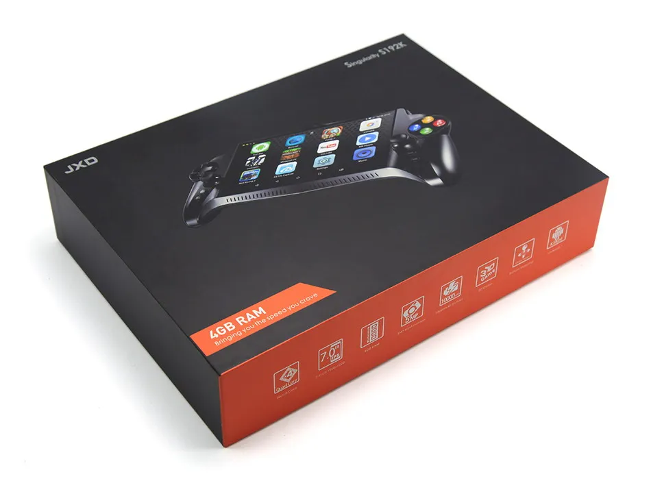 JXD S192K 7 дюймов 1920x1200 Четырехъядерный 4G/64GB геймпад портативный игровой плеер 10000mA Android 5,1 планшетный ПК видео игровая консоль