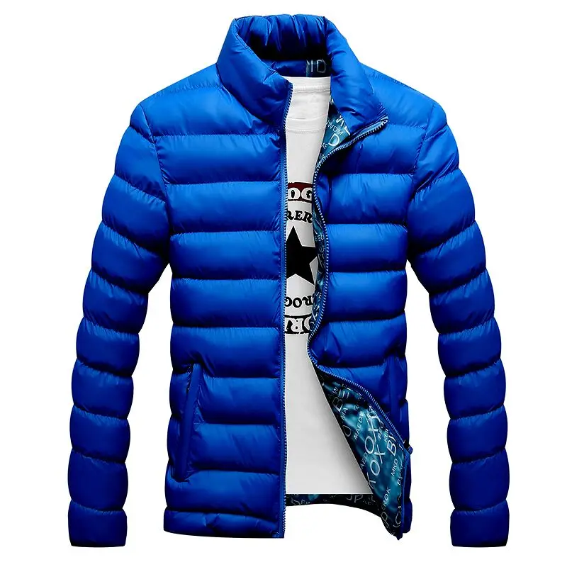 

Зимняя мужская куртка 2021, модная мужская парка с воротником-стойкой, мужские однотонные толстые куртки и пальто, мужские зимние парки