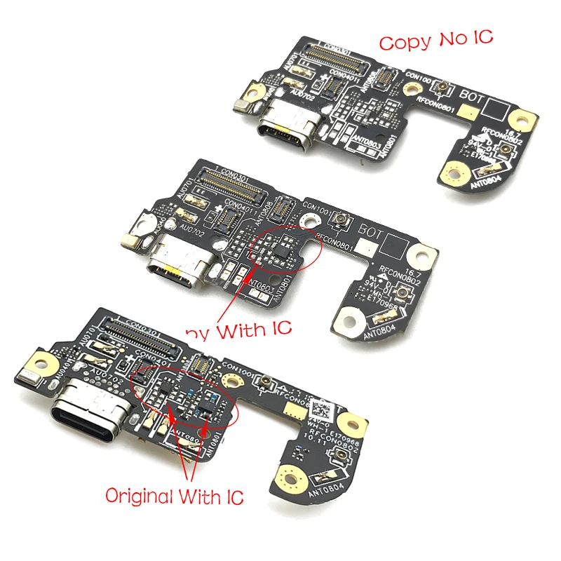 5pcs/lot New USB Power Charging Connector Plug For ASUS Zenfone 4 ZE554KL Dock Port Mic Microphone Flex Cable Board | Мобильные