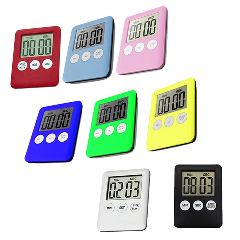 Цифровой кухонный таймер для приготовления пищи с ЖК цифровым экраном выпечки