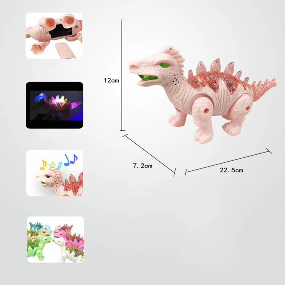 Модель динозавра 2019 пластиковая имитация электрического звукового света