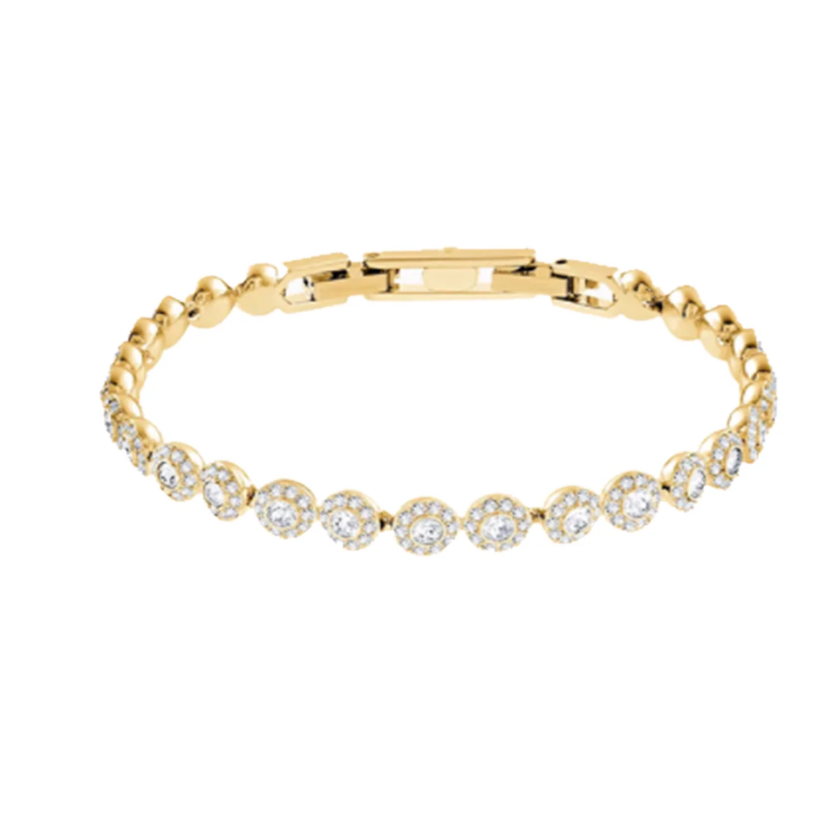 

SWA With Box Fashion Jewelry Exquisite Multicolor,Red Green Blue Geometric Crystal Elegant Charm When Best ForWomen Bracelet