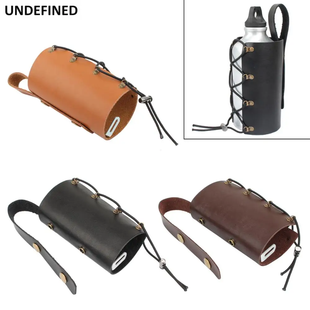 Держатель для мотоциклетных велосипедов кожаный держатель бутылки с водой