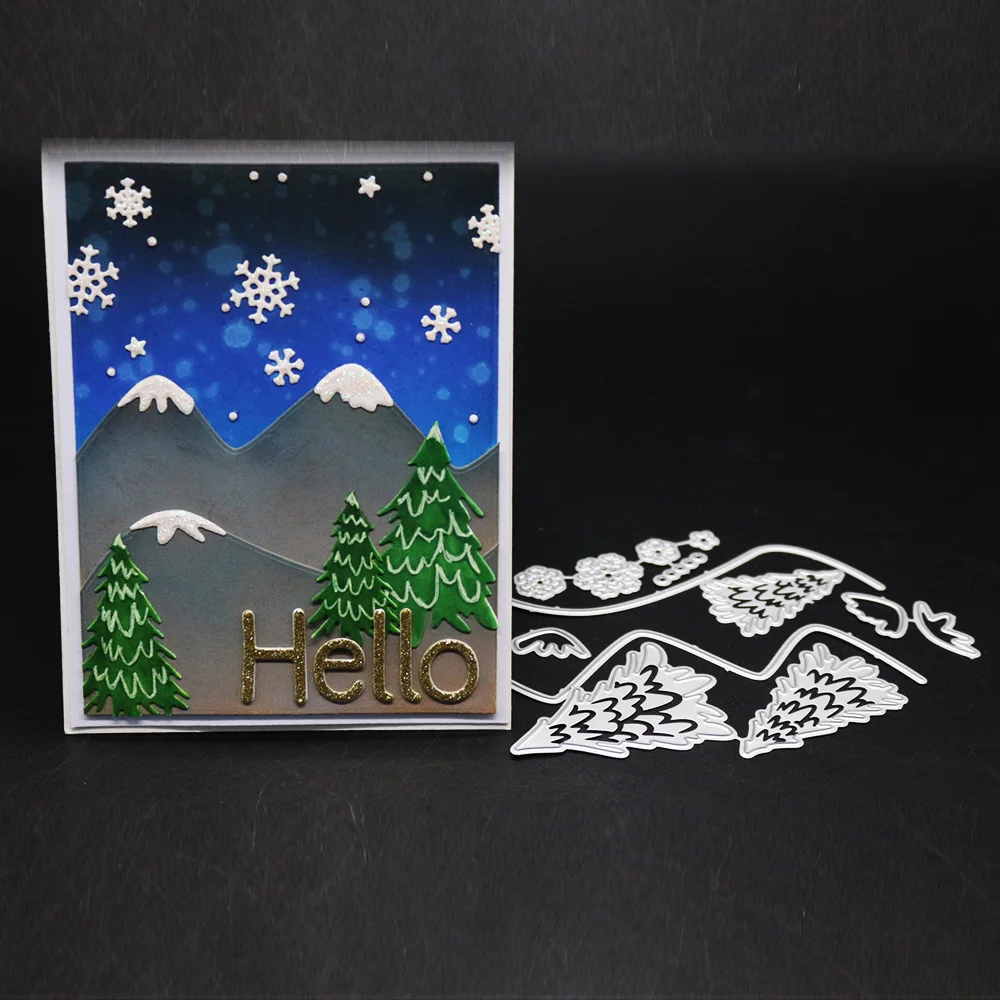 НОВАЯ РОЖДЕСТВЕНСКАЯ ЕЛКА тиснение режущий пресс форма инструмент шаблон для