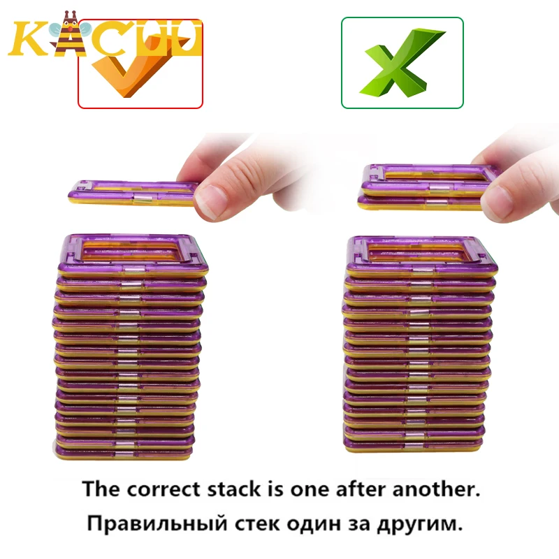 Магнитный конструктор стандартного/большого размера, набор строительных игрушек, Магнитные Развивающие игрушки для детей, подарок для мальчиков и девочек