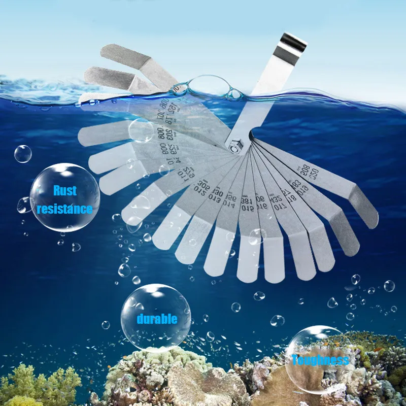 Набор щупов 16 шт. складные щупы из нержавеющей стали измерительные инструменты