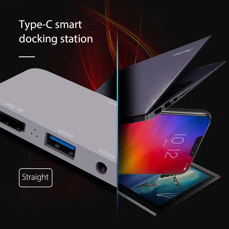 Usb концентратор типа C с 4K HDMI USB 3 1 PD зарядкой для Macbook Pro Dell XPS 13 15 Lenove ThinkPad YOGA Nintendo